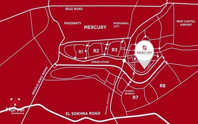ميركوري مول العاصمة الإدارية الجديدة Mercury Mall
