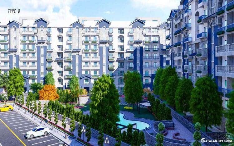 تعرف علي افضل كمبوند في العاصمة الإدارية الجديدة 2024 5 كمبوند كتالان العاصمة الإدارية الجديدة Catalan New Capital