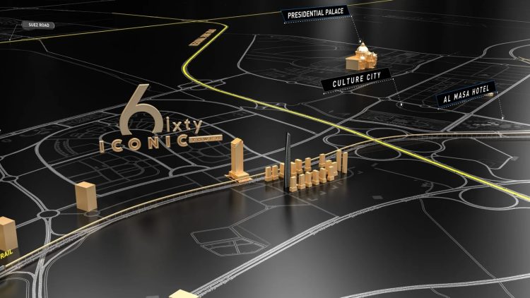 سيكستي ايكونيك تاور العاصمة الإدارية Sixty Iconic Tower 1 Sixty Iconic Tower New Capital