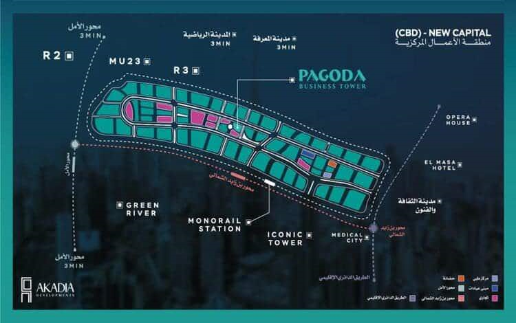 مول باجودا بيزنس تاور العاصمة الإدارية الجديدة