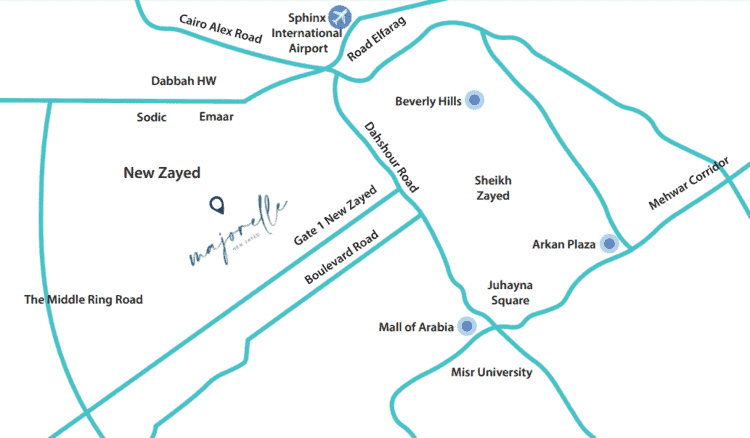 كمبوند ماجوريل الشيخ زايد الجديدة