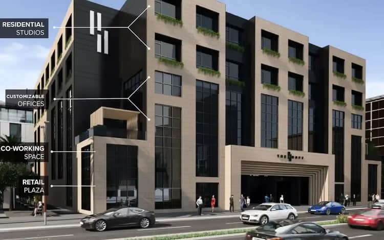 مبنى مشروع ذا لوقت القاهرة الجديدة الذي يتمتع بضمه وحدات تجارية - إدارية - وحدات فندقية