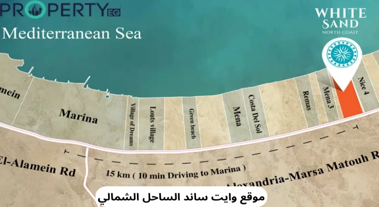 قرية وايت ساند الساحل الشمالي