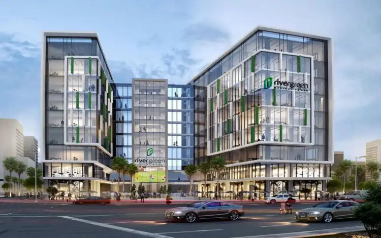 دليلك للمشروعات التجارية والإدارية في العاصمة الإدارية 4 صورة مول ريفر جرين العاصمة الإدارية.