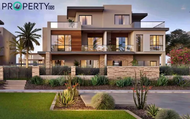 المراسم الشيخ زايد صورة توضح التصميم الخارجي لوحدات كمبوند المراسم نيو زايد