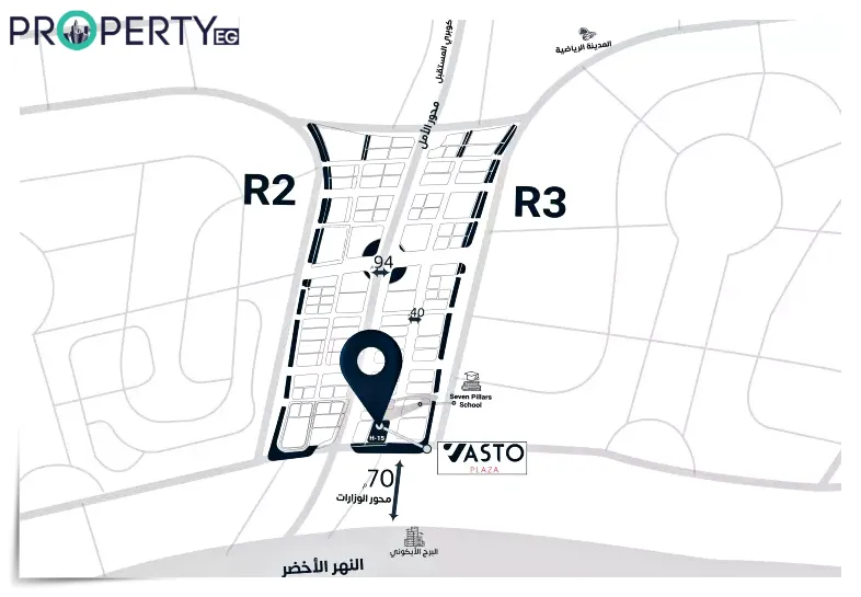 موقع مول فاستو بلازا العاصمة الإدارية الجديدة