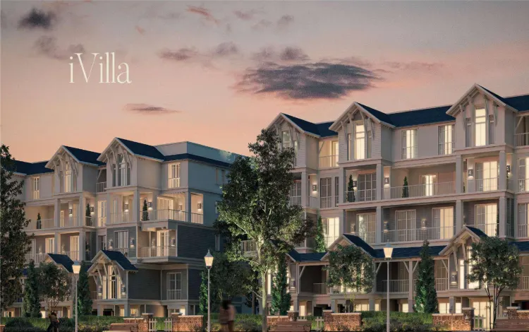التخطيط العمراني لمشروع Aliva Mountain View يجمع بين التصميم العصري والمساحات الخضراء والبحيرات الصناعية في مدينة المستقبل سيتي.