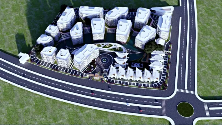 التصميم الهندسي لكمبوند روزس
