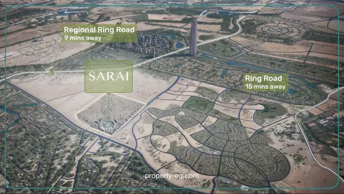 موقع كمبوند سراي - sarai new cairo