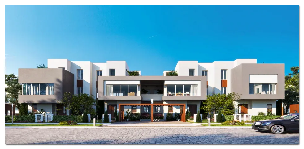 كمبوند ايتابا الشيخ زايد Compound Etapa أحدث الأسعار 2024 1 التصميم الخارجي لوحدات ايتابا الشيخ زايد