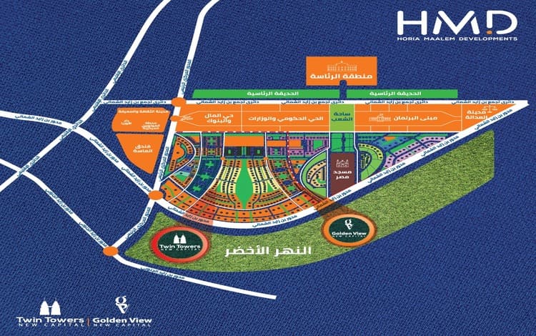 أسعار جولدن فيو العاصمة الإدارية الجديدة Golden View 2 جولدن فيو العاصمة الإدارية Golden Vie