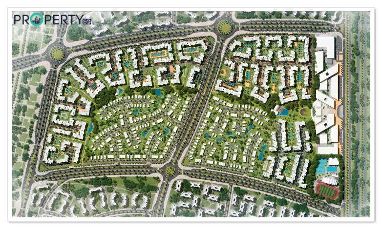 تصميم كمبوند هاب تاون حسن علام المستقبل سيتي تصميم كمبوند هاب تاون حسن علام المستقبل سيتي