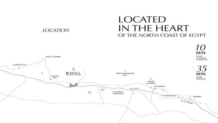 قرية سول الساحل الشمالى منتجع Soul North Coast Resort
