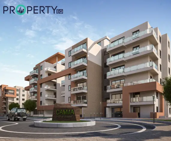 كمبوند كالما حدائق اكتوبر صورة جانبية لأبنية كالما 6 أكتوبر.