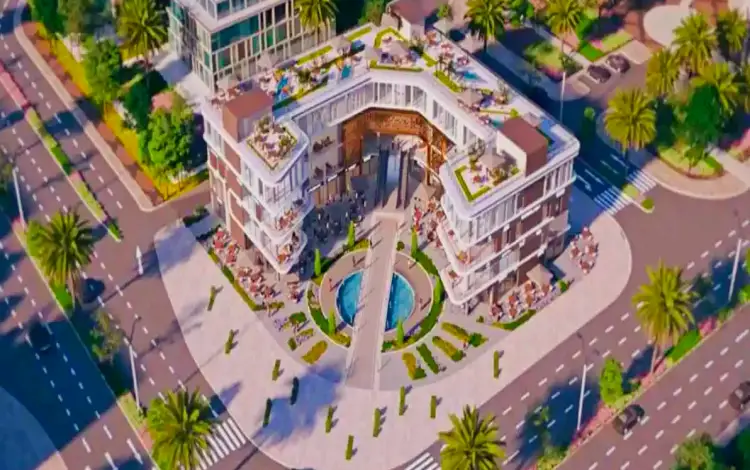 مول ميد واي بلازا العاصمة الإدارية الجديدة استثمار المستقبل 3 صورة علوية لمول ميد واي بلازا العاصمة الادارية