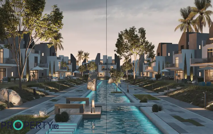 صورة داخلية لكمبوند ريفيرز الشيخ زايد.