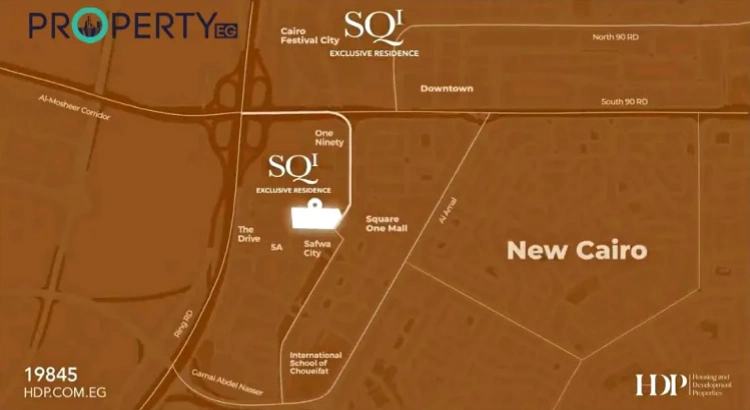 كمبوند SQ1 كمبوند SQ1 القاهرة الجديدة