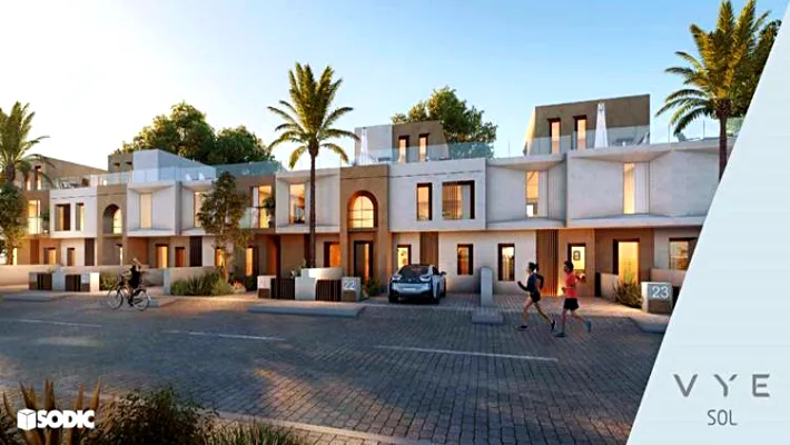 كمبوند فاي سوديك صورة توضح الوجهة الخارجية لوحدات كمبوند فاي سوديك الشيخ زايد