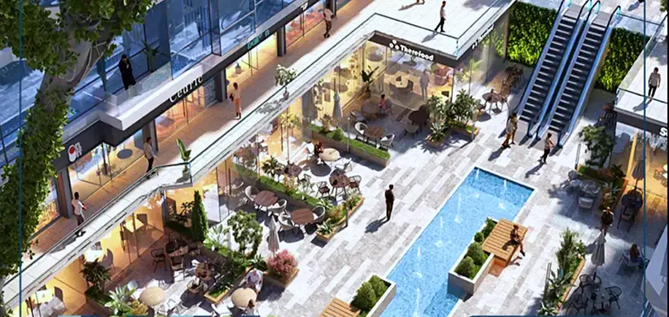 الخدمات والمميزات في مول ديستريكت بيبول التجمع المرافق الخدمية لوحدات ديستريكت