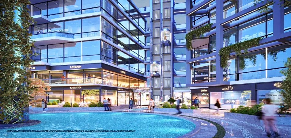 التصميم الخارجي لوحدات في مول ديستريكت بيبول القاهرة الجديدة الوحدات في مول ديستريكت بيبول القاهرة الجديدة