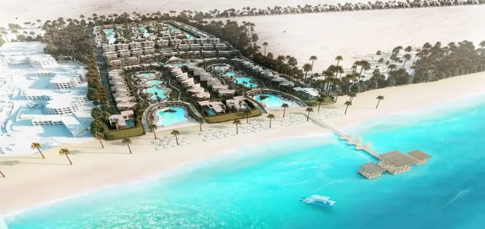 تفاصيل قرية بالم هيلز العلمين الجديدة Palm Hills New Alamein 1 صورة توضح أماكن الاستجمام داخل بالم هيلز العلمين