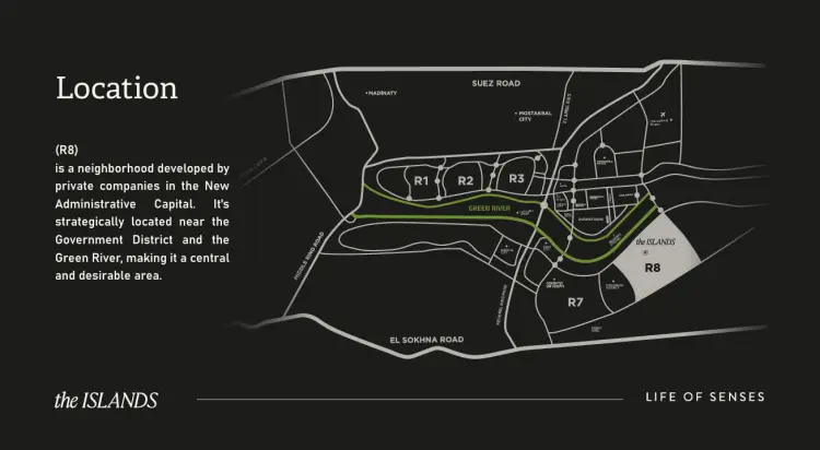 كمبوند ذا ايلاند العاصمة الإدارية the island new capital بمقدم 5% 1 كمبوند ذا ايلاند العاصمة