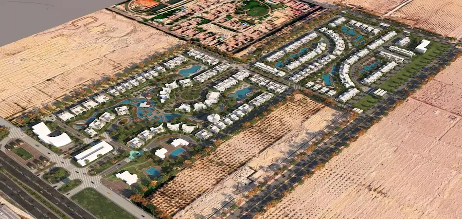 كمبوند ليك ويست الشيخ زايد Lake West استلم وحدتك بمقدم 15% 1 المخطط الرئيسي لمشروع ليك ويست