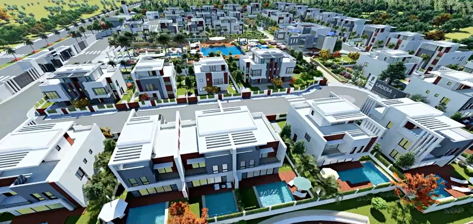 تقسيمات المساحة الإجمالية لوحدات كمبوند لاديرا زايد الجديدة تصميمات وحدات كمبوند لاديرا الشيخ زايد الجديدة