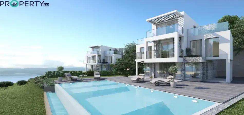 المونت جلالة العين السخنة il Monte Galala بمقدم 5% 3 صورة توضح إطلالة وحدات المونت جلالة العين السخنة