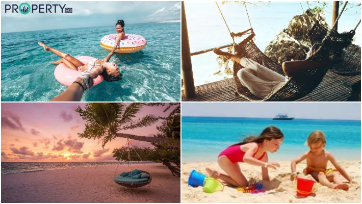 صورة توضح المرافق الخدمية والترفيهية في جبال العين السخنة خدمات ومرافق مشروع جبال العين السخنة