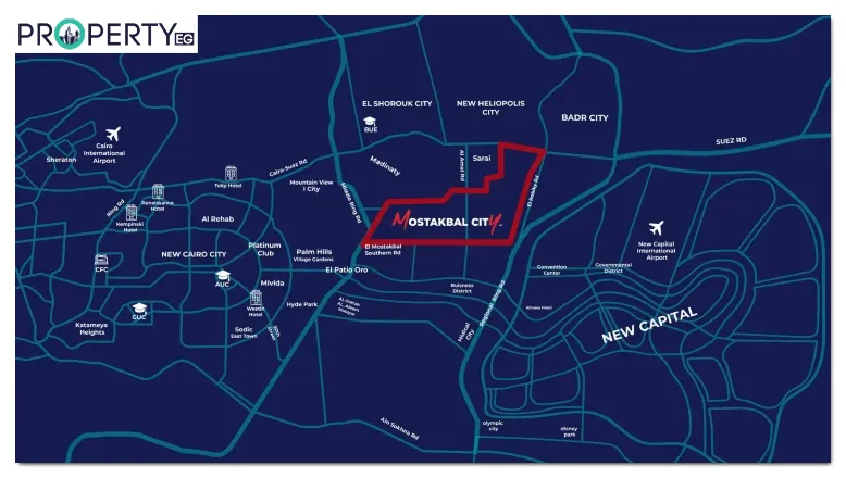 موقع كمبوند هاب تاون حسن علام المستقبل سيتي موقع كمبوند هاب تاون حسن علام المستقبل سيتي