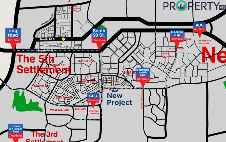 مول اكسل القاهرة الجديدة (وحدات بمقدم 10% وقسط 8 سنوات) 1 مول اكسل القاهرة الجديدة