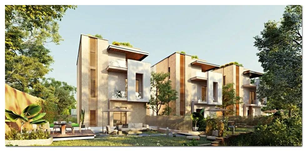 التصميمات الخارجية واطللات وحدات كمبوند ايفوري الشيخ زايد وحدات وتصميمات كمبوند ايفوري الشيخ زايد