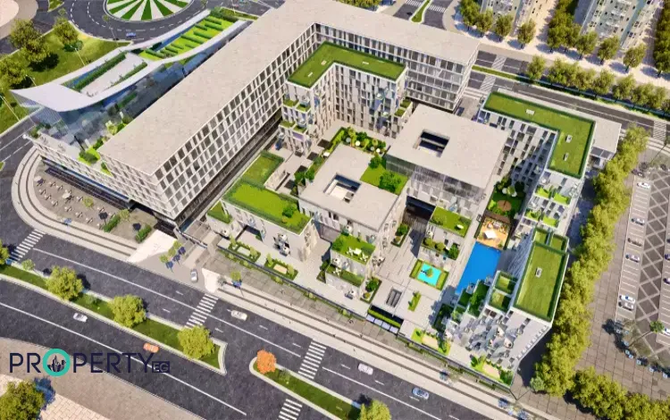 كمبوند سكاي رامب الشيخ زايد الجديدة تصميم ومساحة كمبوند سكاي رامب زايد الجديدة