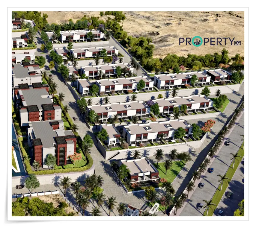 كمبوند fifty7 شركة انرشيا العقارية تصميم كمبوند فيفتي سيفن 6 اكتوبر