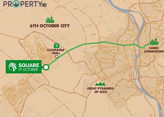 معلومات كمبوند كليوباترا سكوير cleopatra Square 6 October 1 موقع كليوباترا سكوير
