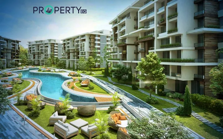 كمبوند لا كابيتال العاصمة صورة توضح تصميم كمبوند لا كابيتال العاصمة الادارية الهندسي وجمال المعمار بداخله