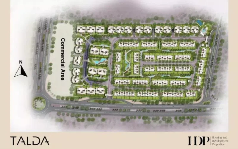 كمبوند تالدا مدينة المستقبل ماستر بلان talda mostakbal city
