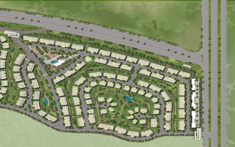 The Ridge Mostakbal City ماستر بلان كمبوند ذا ريدج صبور