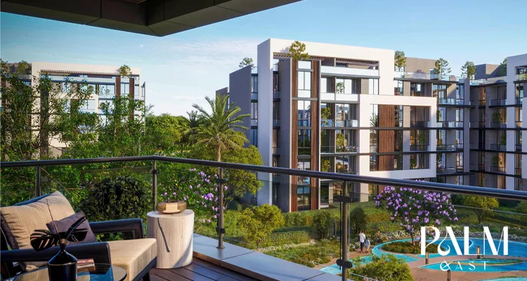 مساحة كمبوند بالم إيست كمبوند بالم إيست