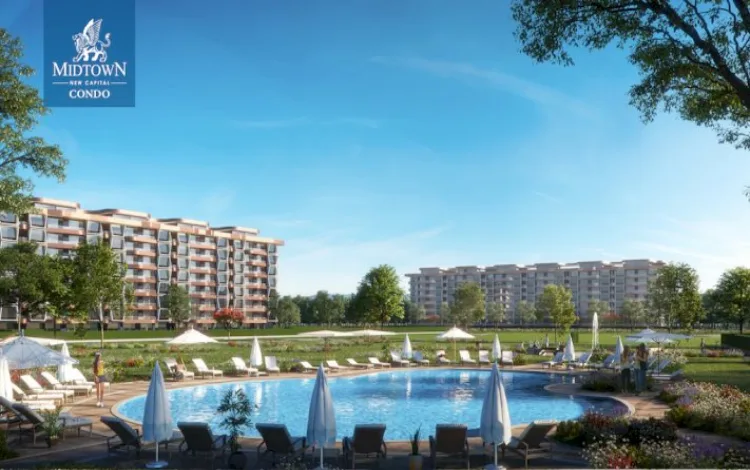 كمبوند Midtown Condo New Capital إطلالة مشروع ميدتاون كوندو في العاصمة الإدارية