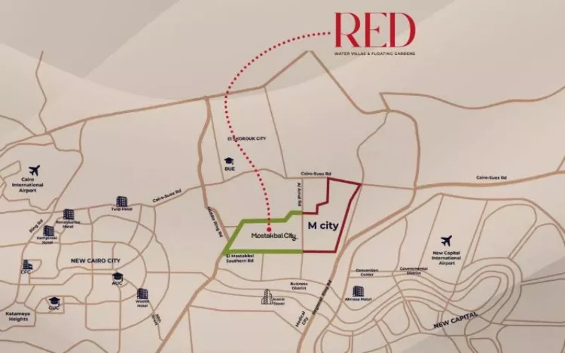كمبوند Red المستقبل سيتي ريد المستقبل