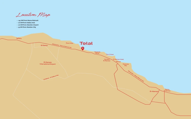 قرية Telal Soul North Coast موقع قرية تلال سول الساحل الشمالي