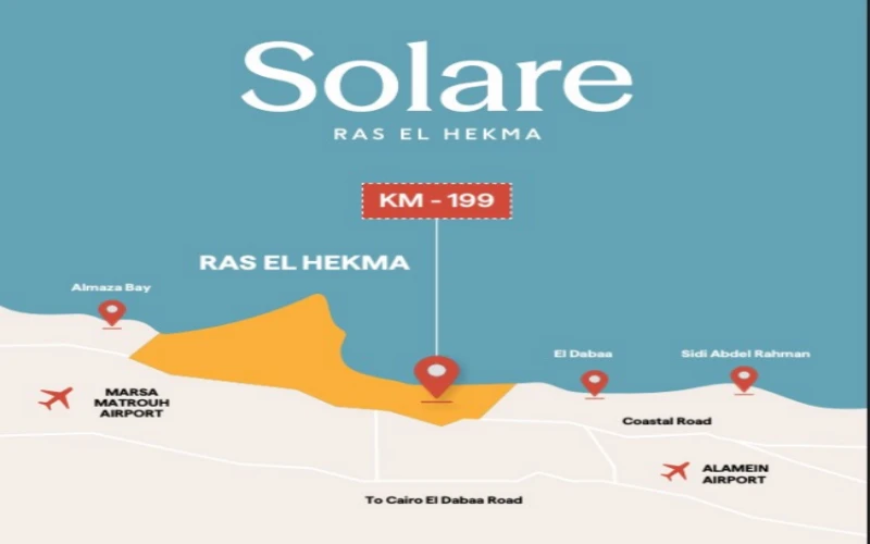 قرية solare north coast موقع قرية سولاري الساحل الشمالي
