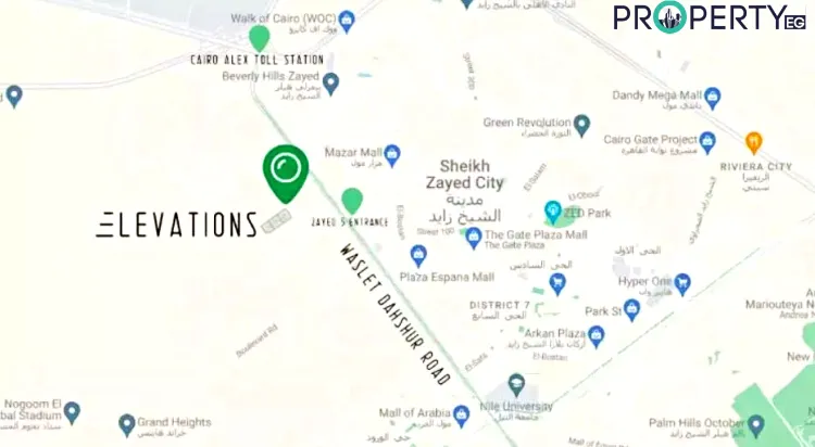 موقع كمبوند اليفيشنز زايد الجديدة موقع كمبوند اليفيشنز زايد الجديدة