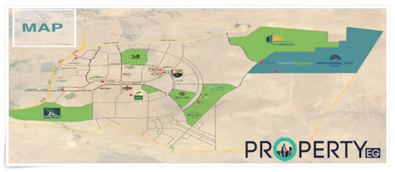 موقع كمبوند جرين سكوير مدينة المستقبل موقع كمبوند جرين سكوير مدينة المستقبل