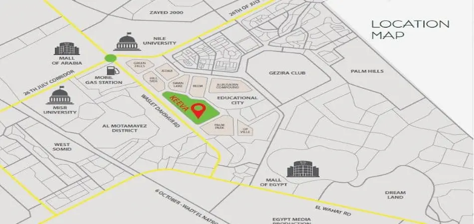 كمبوند كيفا 6 أكتوبر الأهلي صبور Keeva Sabbour مقدم 10% 2 موقع كمبوند كيفا صبور