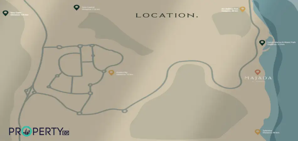 majada ain Sokhna قرية ماجادا