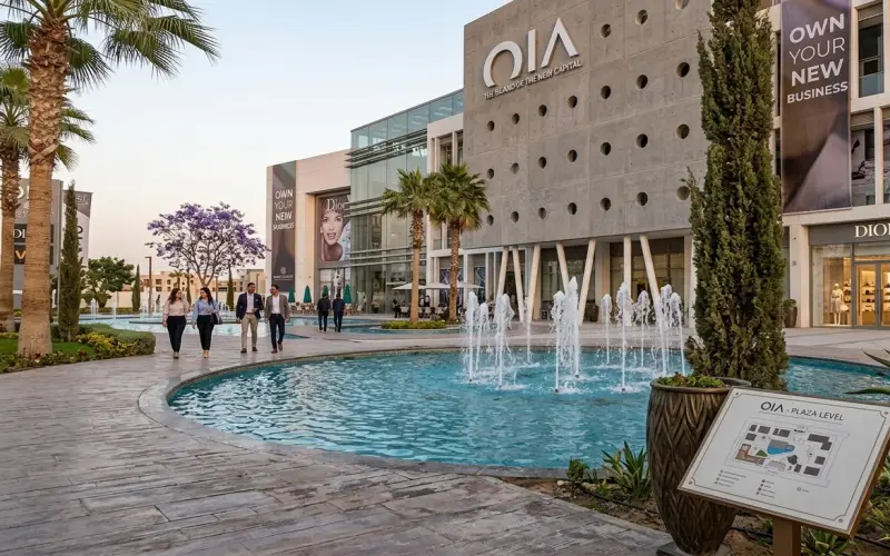 مول أويا هب العاصمة الإدارية O HUB OIA Mall بمقدم 10% 3 مول O HUB OIA New Capital