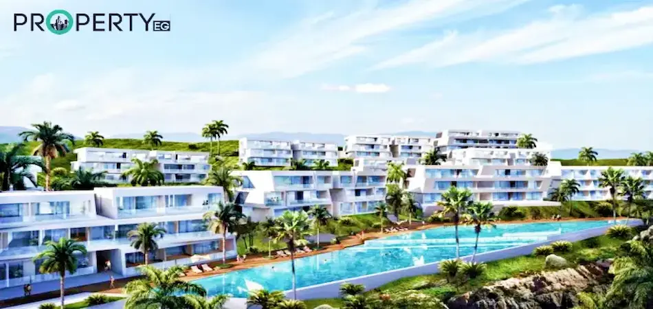 كارنيليا العين السخنة carnelia Sokhna وحدات بمقدم 5% 3 نموذج يوضح الصورة الخارجية لقرية كارنيليا العين السخنة